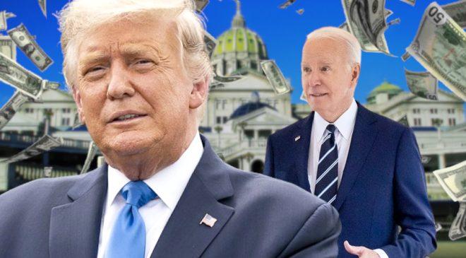 Trump Campaign Has Outraised Biden Campaign in Pennsylvania