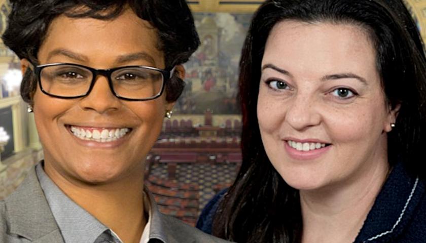 Pennsylvania Sate Rep. Morgan Cephas with Pennsylvania State Rep. Liz Hanbig (composite image)