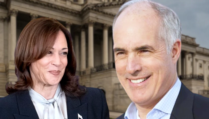 Kamala Harris and Bob Casey