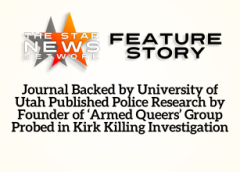 TSNN Featured: Journal Backed by University of Utah Published Police Research by Founder of ‘Armed Queers’ Group Probed in Kirk Killing Investigation
